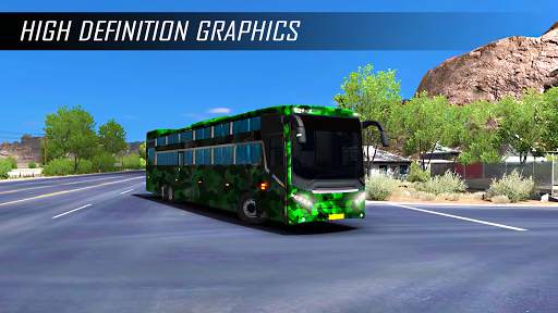Bus Driver Army Coach Bus Sim screenshot 4