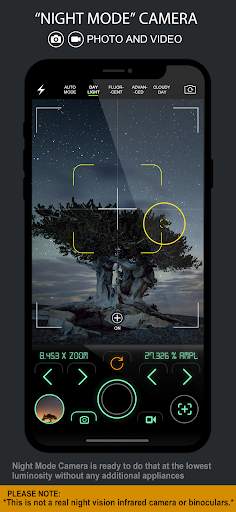 Night Mode Camera Photo Video screenshot 2