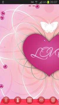GO Launcher Theme Romantic screenshot 6
