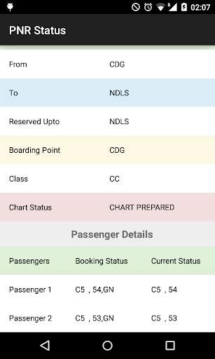 PNR Status screenshot 3