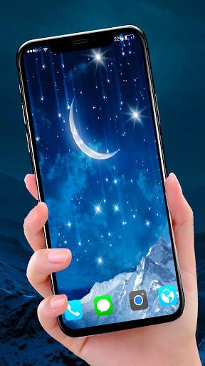 Quiet Starry Night APUS Live Wallpaper screenshot 2