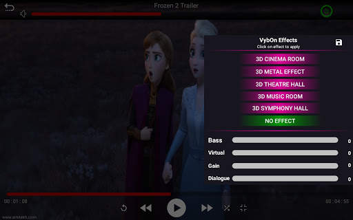 VybOn: 3D Audio Bass Dialog EQ Audio Video Player screenshot 10