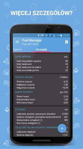 Zużycie paliwa - Fuel Manager screenshot 6