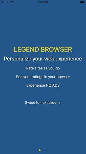 Legend Web Browser screenshot 3