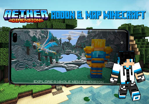Aether Dimension MOD Minecraft screenshot 1