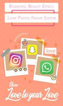 Romentic Beauty Effect Love Photo Frame Editor 8 تصوير الشاشة