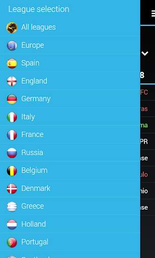 Football center - live scores screenshot 1