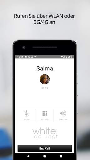 White Calling - Telefon-App und Telefonkarte screenshot 6