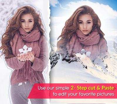 Snowfall Photo Frames 5 تصوير الشاشة
