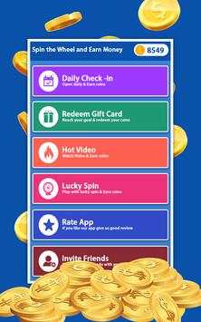 Spin the Wheel and Earn Money स्क्रीनशॉट 2