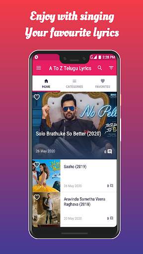 A To Z Telugu Lyrics screenshot 2