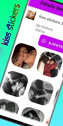 kiss stickers for whatsapp screenshot 1