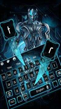Neon Robot Bàn phím screenshot 2