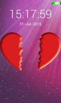 love heart screen lock code screenshot 1