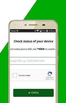 PTA Mobile IMEI Verification screenshot 3