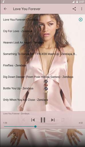 Zendaya Music Of Album скриншот 2