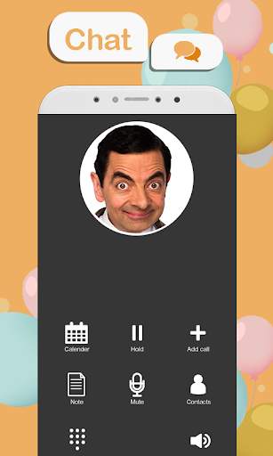 Fake call from Mr.Funny - funny video call prank screenshot 1