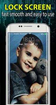 Justin Bieber lock screen Themes JB Snap wallpaper screenshot 5