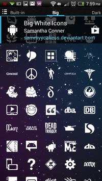 Big White Minimal Icons (Free) screenshot 4