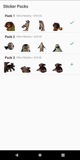 Madagascar Stickers for WhatsApp screenshot 2