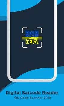 Digital Barcode Reader QR Code Scanner 2019 screenshot 1