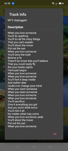 Romantic love songs offline   lyrics screenshot 6