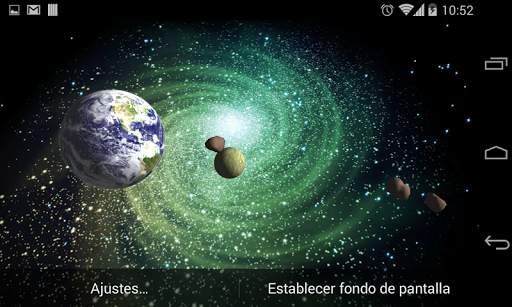 3D Galaxy Live Wallpaper HD screenshot 17