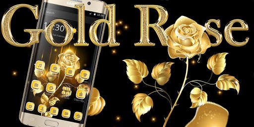 Black Golden Rose Theme screenshot 4