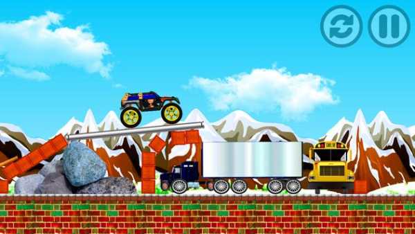 racing car monster truck game screenshot 7