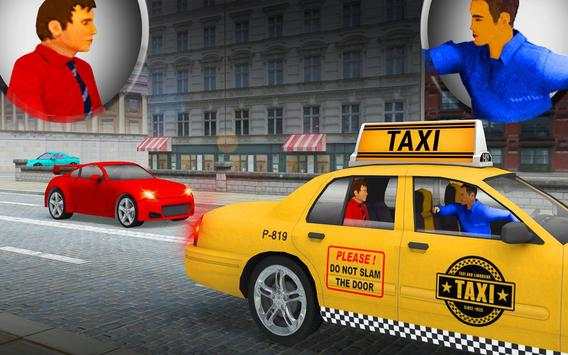 City Taxi Driver Cab Sim 2018 Pick & Drop Game screenshot 5
