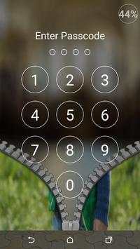 Teddy Bear Zipper Lock Screen screenshot 7