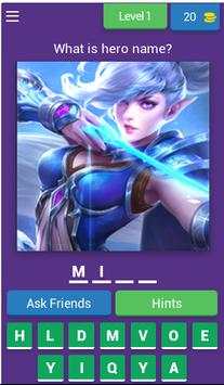 Mobile Legends Heroes Quiz screenshot 1