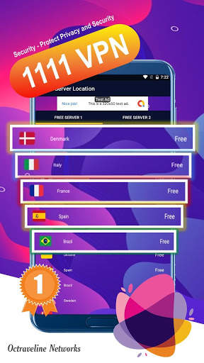 1111 VPN - A Fast, Unlimited, Free VPN Proxy screenshot 4
