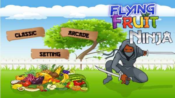 Flying Fruit Ninja screenshot 1