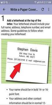 Cover letter screenshot 3