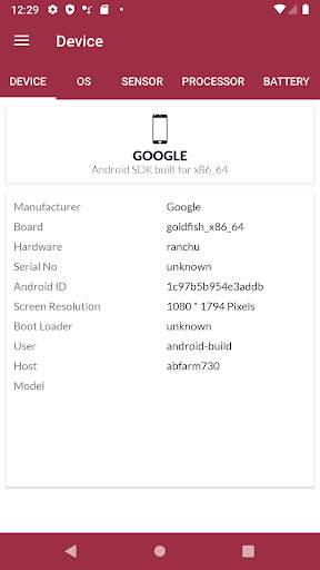 Thiết bị của tôi - Thông tin thiết bị Android screenshot 1