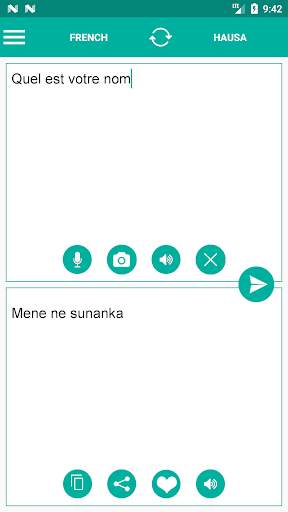 Hausa French Translator скриншот 1