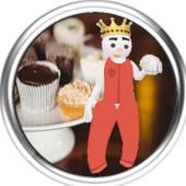 food and drink brain puzzle icon