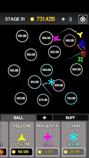 Idle Ninja Dagger: Number Brick Breaker screenshot 2