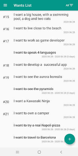 101 Wants screenshot 1