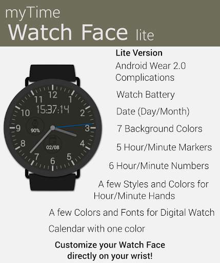 myTime Watch Face Lite screenshot 2