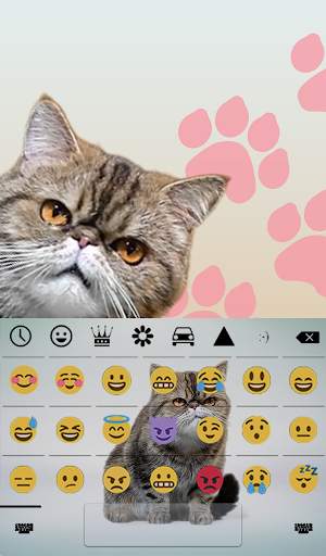 Grumpy Animated Keyboard   Live Wallpaper screenshot 4
