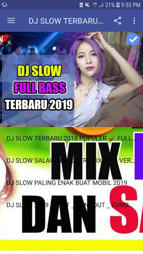 DJ SLOW FULL BASS TERBARU 2019 screenshot 1