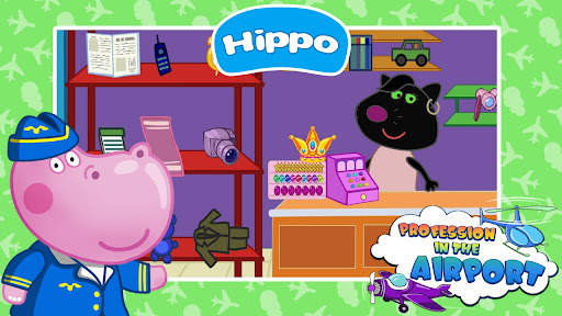 Hippo: Jogo no aeroporto screenshot 4
