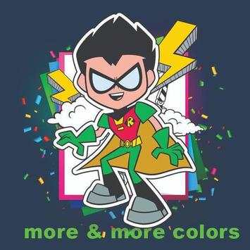 Teen Titans  Coloring Book screenshot 1