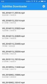 Subtitles Downloader screenshot 1