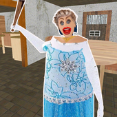 Blue Granny :Horror Scary MOD иконка