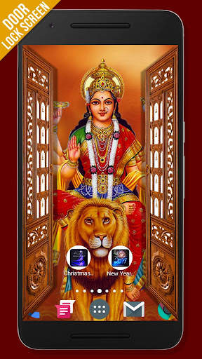 Durga Ji Door Lock Screen screenshot 4