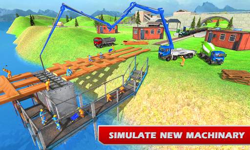 Train Bridge Construction: Railroad Building Sim screenshot 1