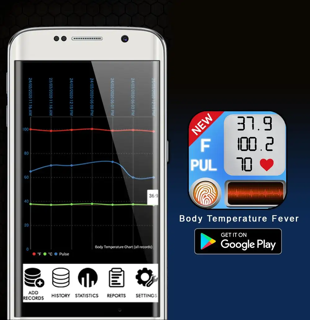 Body Temperature : current temperature Fever Pro screenshot 7